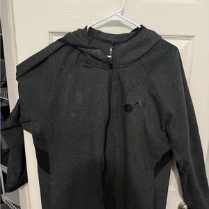 Nike Dri Fit Utah Jazz Dark Gray Full-Zip Hoodie XXL